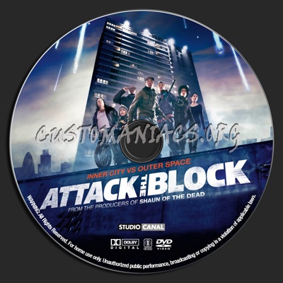 Attack The Block dvd label