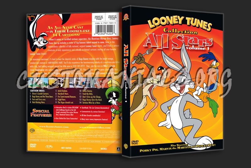 Looney Tunes Collection All Stars Volume 1 dvd cover