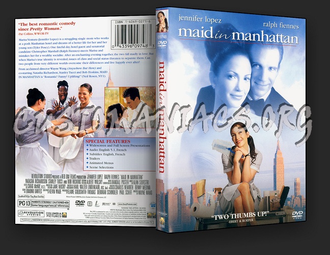 Maid In Manhattan dvd cover