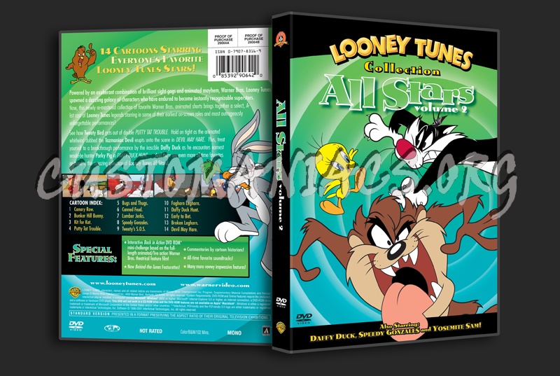 Looney Tunes Collection All Stars Volume 2 dvd cover