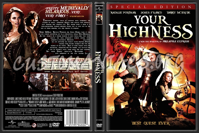 Your Highness dvd cover