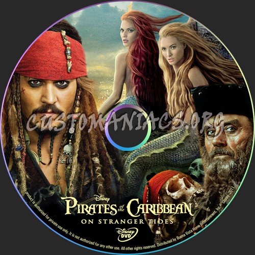 Pirates of the Caribbean: On Stranger Tides dvd label