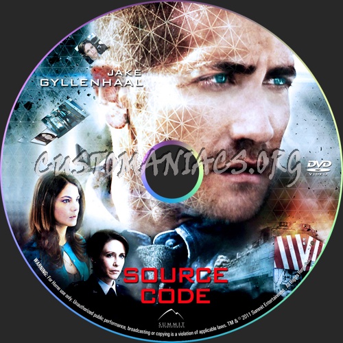 Source Code dvd label
