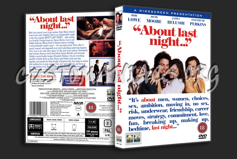 About last Night dvd cover