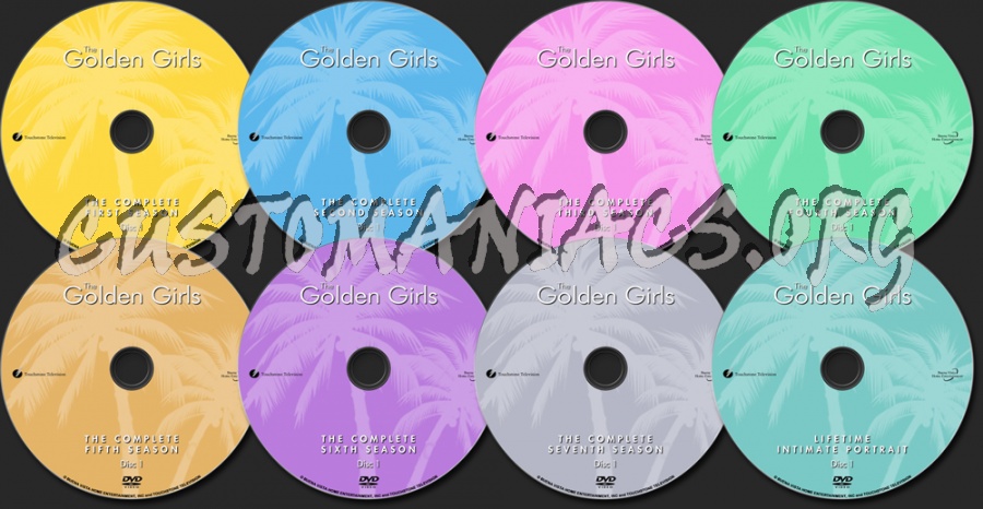 The Golden Girls dvd label