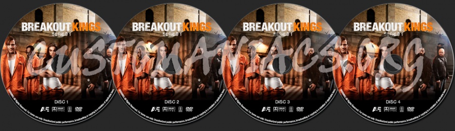 Breakout Kings Series 1 dvd label