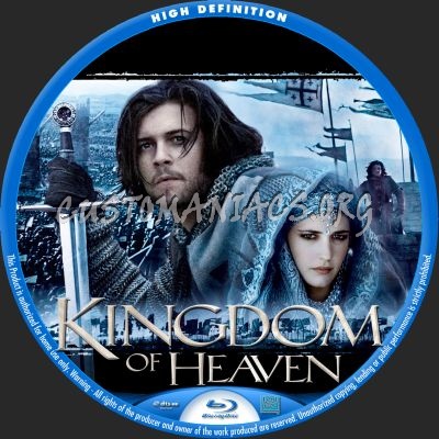Kingdom Of Heaven blu-ray label