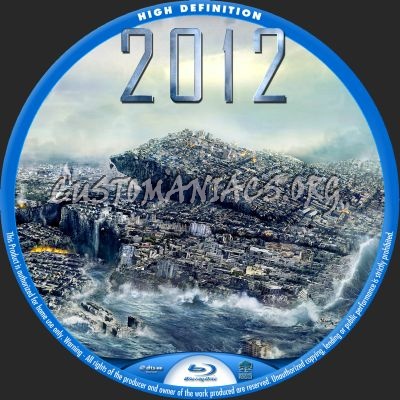 2012 blu-ray label