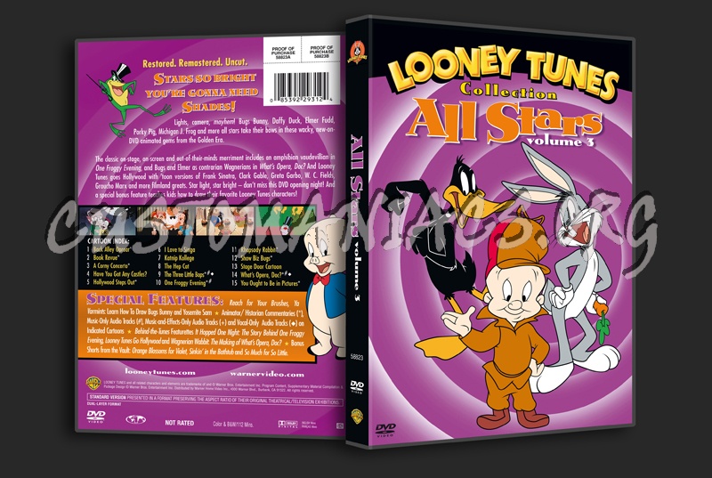 Looney Tunes Collection All Stars Volume 3 dvd cover