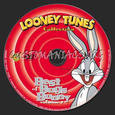 Looney Tunes Collection Best of Bugs Bunny Volume 2 dvd label
