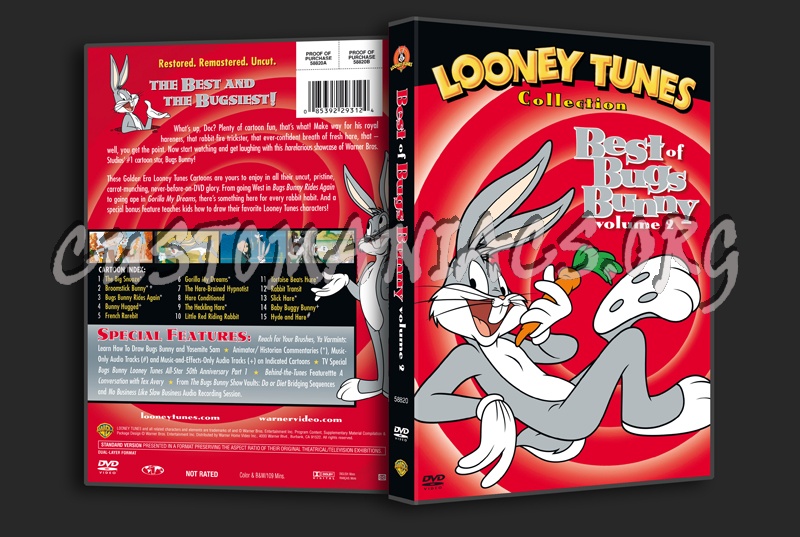 Looney Tunes Collection Best of Bugs Bunny Volume 2 dvd cover