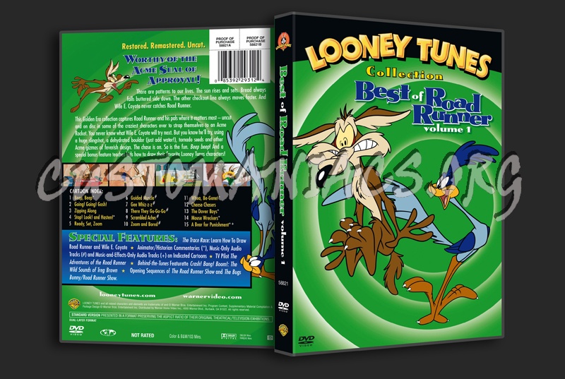Looney Tunes Collection Best of Road Runner Volume 1 dvd cover
