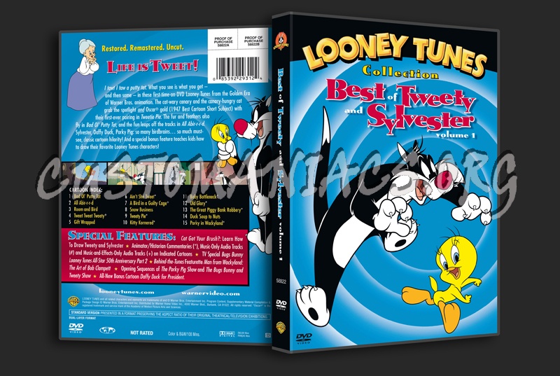 Looney Tunes Collection Best of Tweety and Sylvester Volume 1 dvd cover