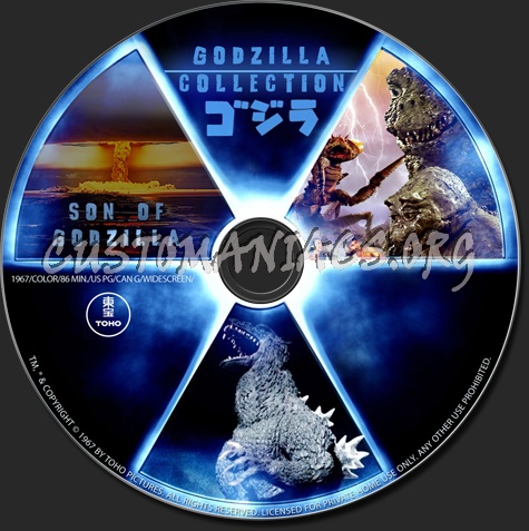 Son of Godzilla dvd label