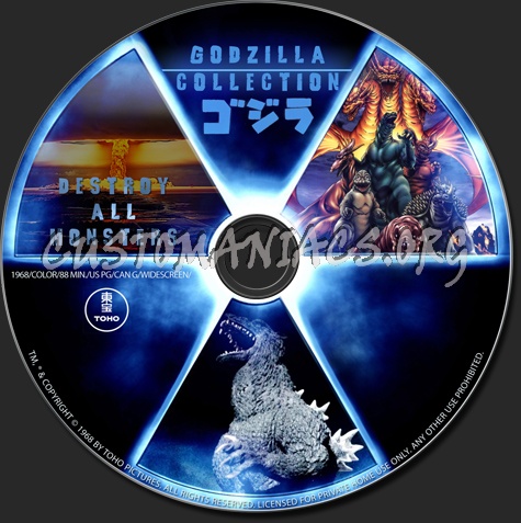 Destroy all Monsters dvd label