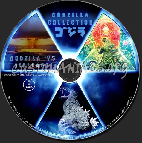 Godzilla vs. Biollante dvd label