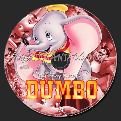 Dumbo dvd label