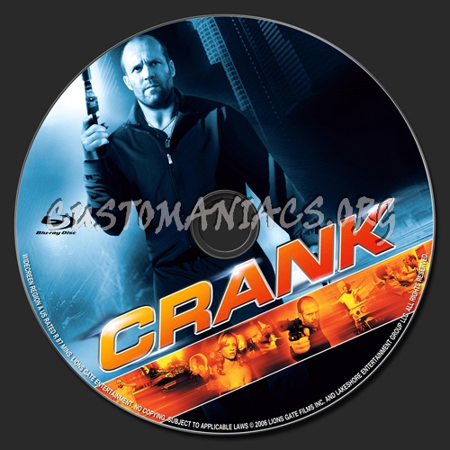 Crank blu-ray label