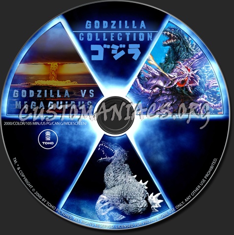 Godzilla vs Megaguirus dvd label