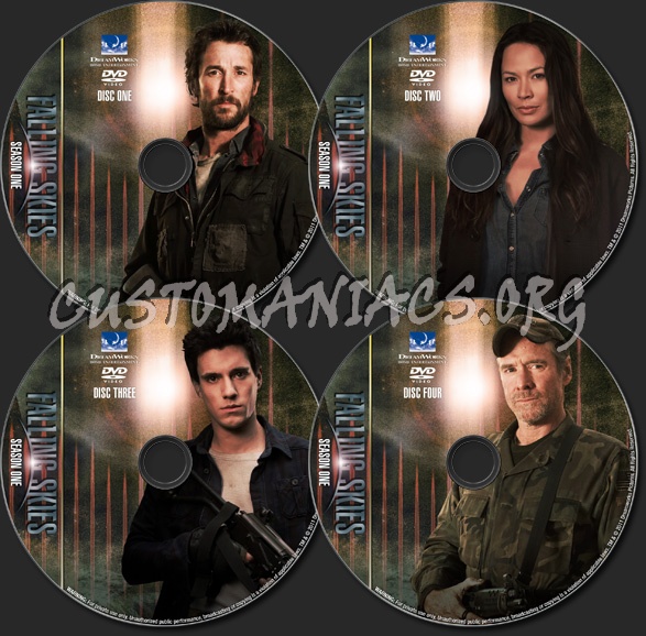 Falling Skies - TV Collection dvd label