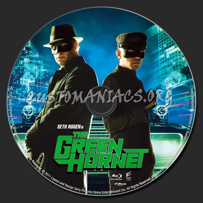 The Green Hornet blu-ray label