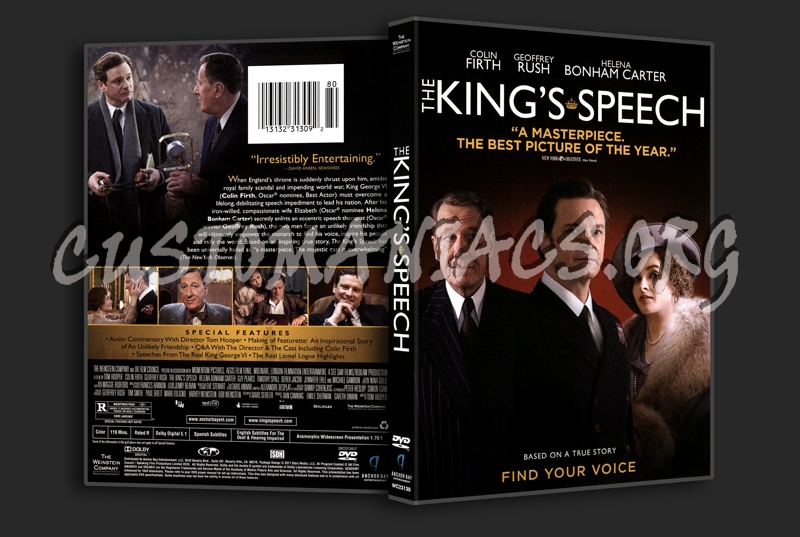 The King's Speech dvd cover