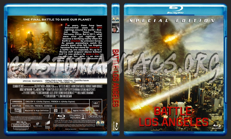 Battle Los Angeles blu-ray cover