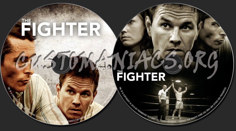 The Fighter blu-ray label