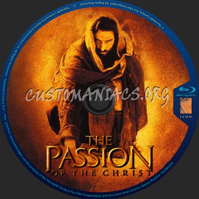 The Passion of the Christ blu-ray label
