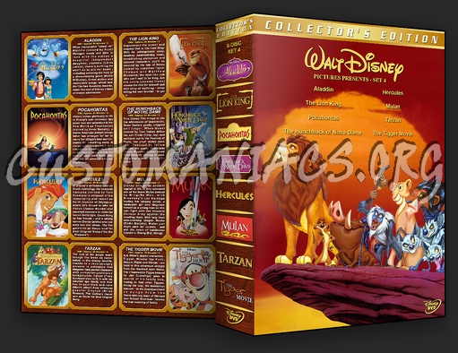 Disney Collection - Set 4 dvd cover