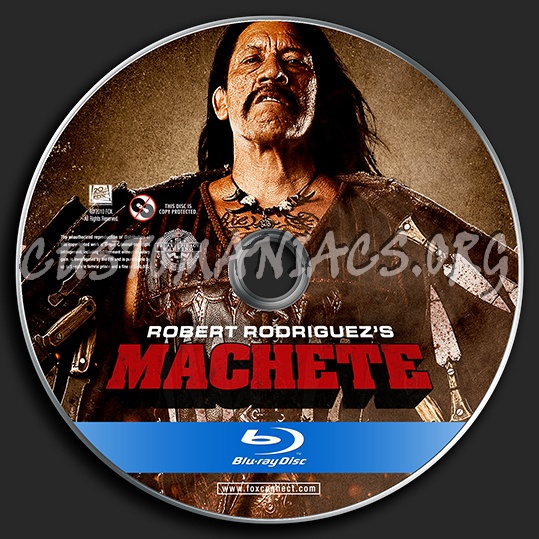 Machete blu-ray label