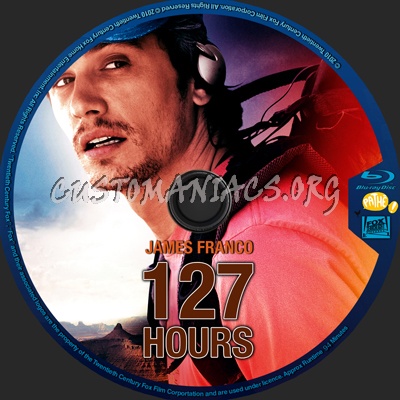 127 Hours blu-ray label