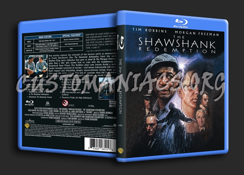 The Shawshank Redemption blu-ray cover