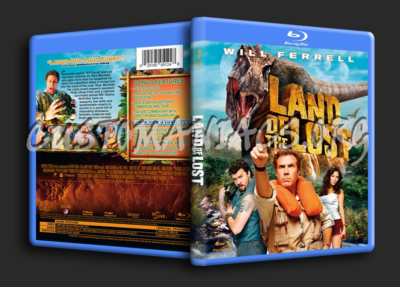 Land Of The Lost blu-ray cover
