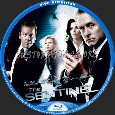 The Sentinel blu-ray label