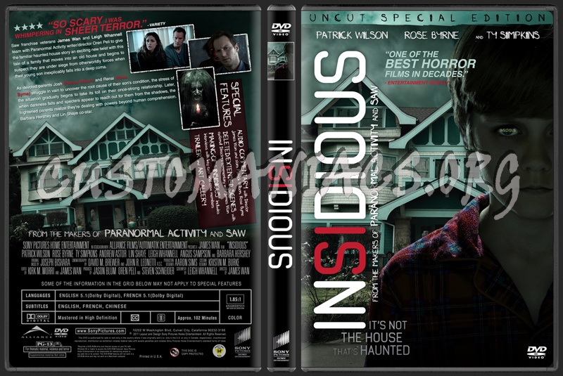 Insidious dvd cover