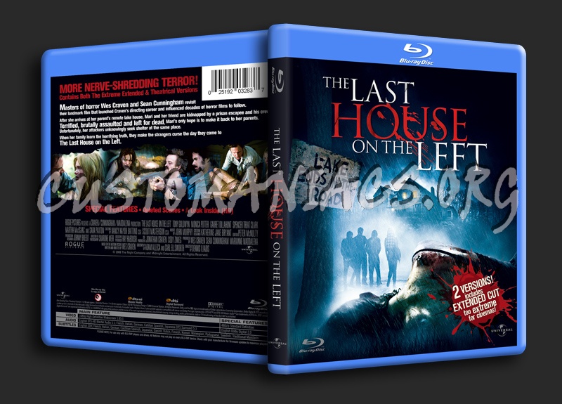 The Last House On The Left (2008) blu-ray cover