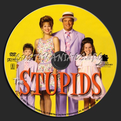 The Stupids dvd label