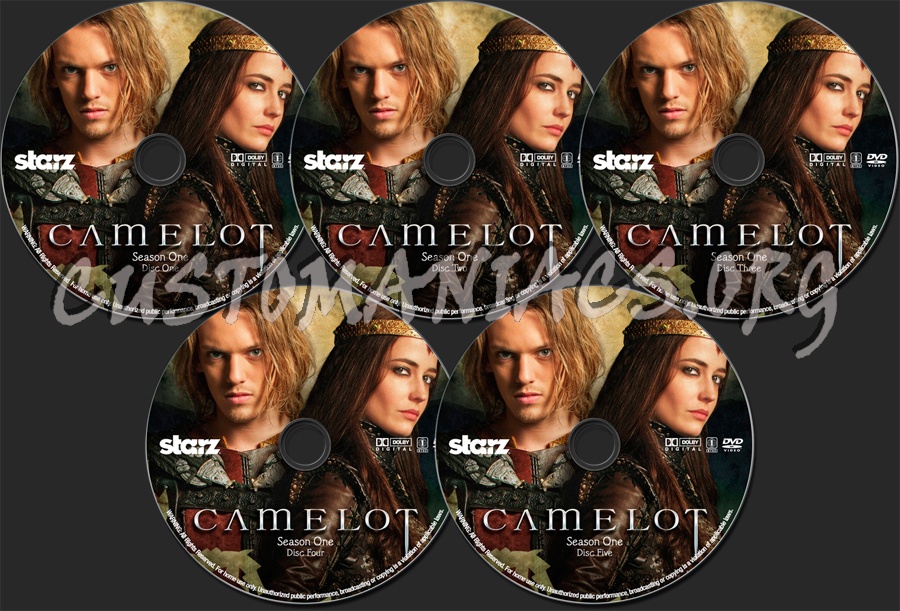 Camelot Season 1 dvd label
