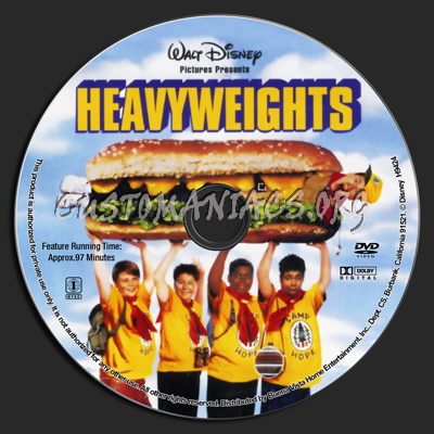 Heavyweights dvd label
