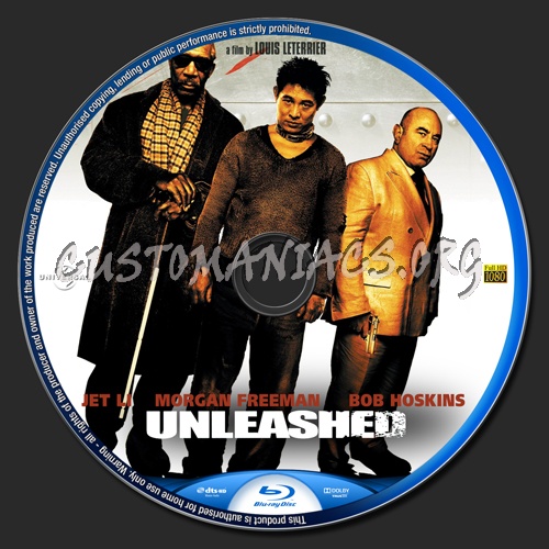 Danny The Dog aka Unleashed blu-ray label