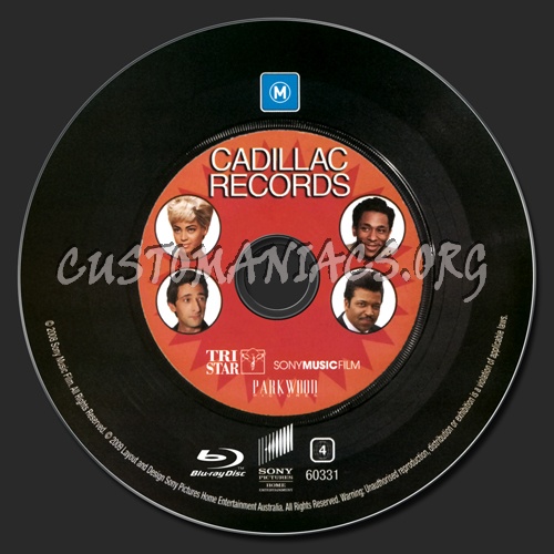 Cadillac Records blu-ray label