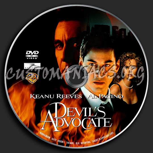 The Devil's Advocate dvd label