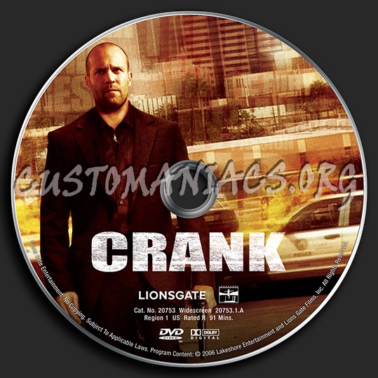 Crank dvd label