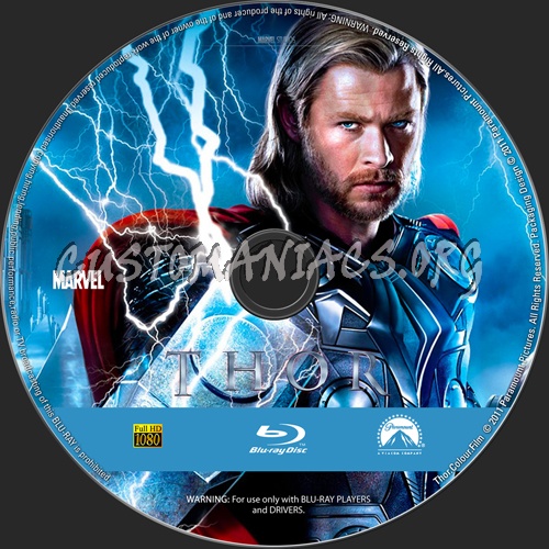 Thor blu-ray label