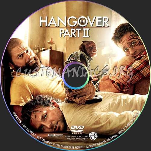 The Hangover Part II dvd label