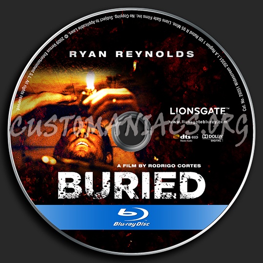 Buried blu-ray label