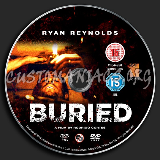Buried dvd label