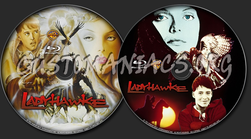 Ladyhawke blu-ray label