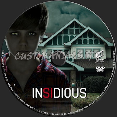 Insidious dvd label